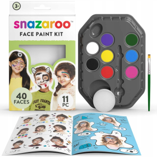 Farby na tvár Snazaroo 1172029 8 farieb + štetec